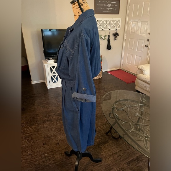 80’s Vintage Denim Dress - Picture 5 of 11